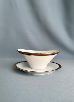 Вінтажний соусник la porcelaine de baudour