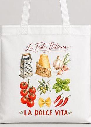 Еко сумка market color (шопер) la dolce vita