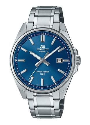 Чоловічі кварцові наручні годинники casio efv-150d-2a, браслет, мінеральне скло, wr 100