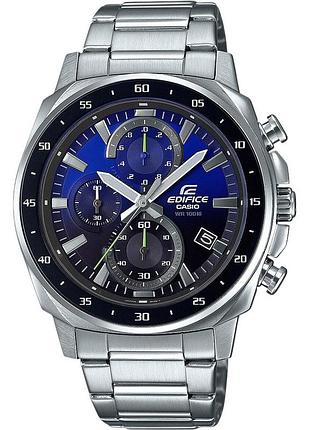 Чоловічі кварцові наручні годинники casio efv-600d-2a, браслет, мінеральне скло, wr 100