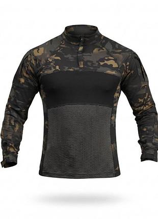 Тактическая рубашка убакс assault black mtk вт4624
