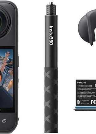 Экшн-камера insta360 x5 starter bundle midnight black (cinsaaha-x534) нова!