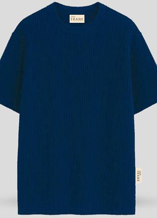 Футболка чоловіча модально-бавовняна синя jftmocrib01 navy