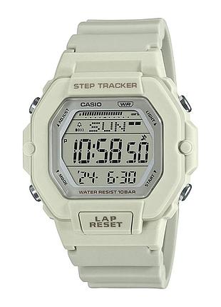 Casio lws-2200h-8a — женские цифровые часы, полимерный ремешок, wr 100 м