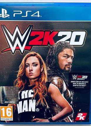 Wwe2k20, б/в, англійська версія - диск для playstation 4
