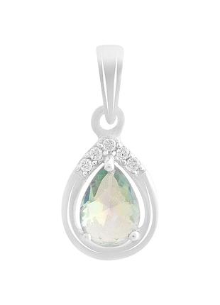 Срібна підвіска komilfo з містик топазом 0.555ct (2190448)