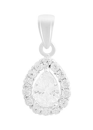 Серебряная подвеска komilfo с фианитами (2207498)