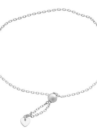 Серебряный браслет komilfo с без камней, вес изделия 1,03 гр (2208815) adjustable размер