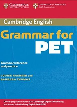 Cambridge grammar for pet without answers grammar reference and practice