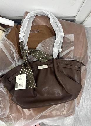 🤍 hudson bag brown/silver