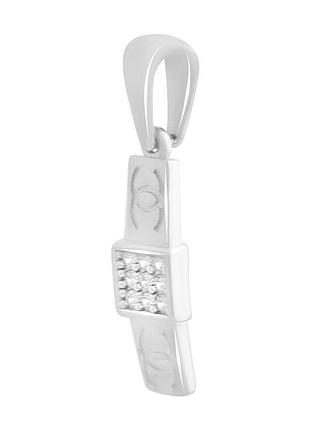 Срібна підвіска komilfo з фіанітами 0.09ct (2197454)