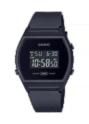 Casio lw-204-1b — жіночий цифровий годинник, полімерний ремінець, wr 50 м