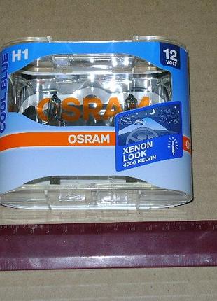 Лампа фарна h1 12v 55w p14,5s cool blue hard duopet (2шт) (вир-во osram)