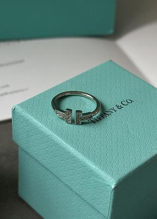 👑 tiffany t diamond wire ring in white gold 18k