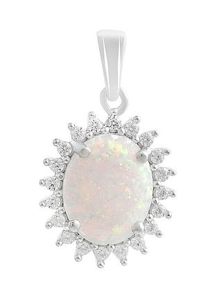 Серебряная подвеска komilfo с опалом 1.265ct (2205487)