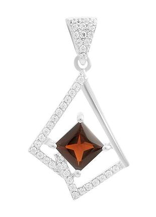 Срібна підвіска komilfo з гранатом 1.701ct (2203995)