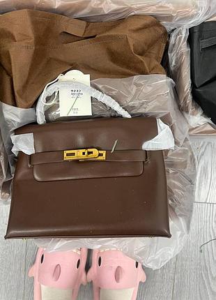 🤍 marquise bag brown/gold