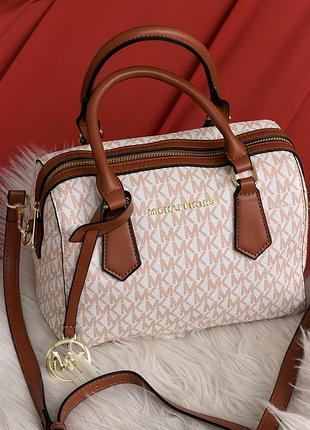 Сумка michael kors hayes duffle ваниль