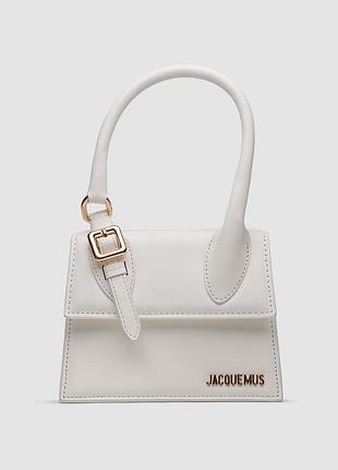 💎 jacquemus le chiquito moyen boucle white