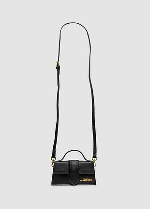 💎 jacquemus le bambino small handbag with adjustable crossbody black