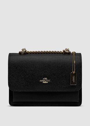 💎 coach mini klare crossbody black/gold