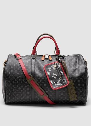 💎 lv keepall bandouliere bag limited edition patchwork monogram eclipse 50