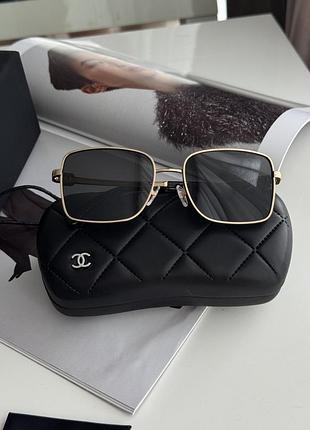 😎 chanel black/gold 2219 c.124 s 56/18/142