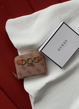 Кошелек guess dagan 4g logo оранжевый