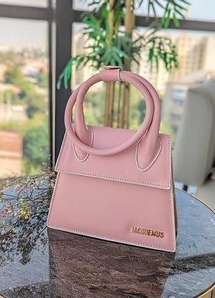 Клатч jacquemus lux розовый (без ремешка)