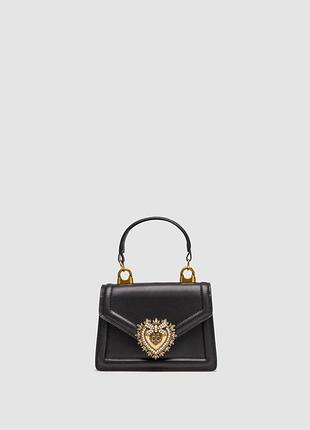💎 dolce&gabbana small smooth calfskin devotion bag black