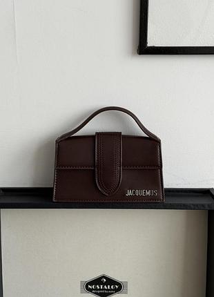 Сумка jacquemus le bambino mini bag шоколад