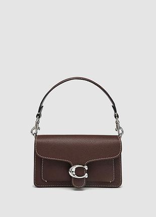💎 coach tabby shoulder bag 20 dark brown/silver