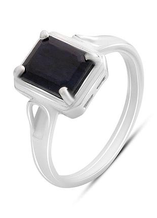 Серебряное кольцо komilfo с натуральным сапфиром 2.367ct, вес изделия 3,5 гр (2181163) 17 размер