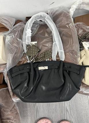 🤍 hudson bag black/silver