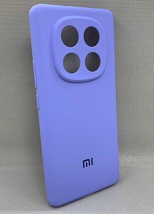 Чохол з логотипом для xiaomi redmi note 14 pro 4g | протиударний | soft touch | бузковий