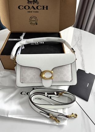 Coach tabby white logo (плями)