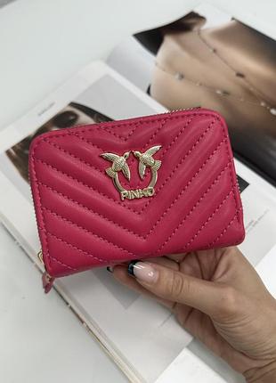 Кошелек pinko мини lux малиновый