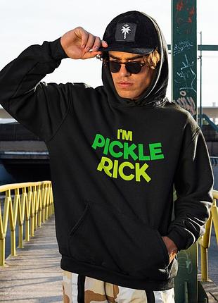 Худі loys унісекс rick and morty (im pickle rick) чорний m