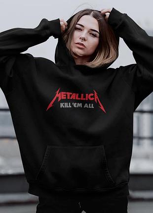 Худі loys унісекс metallica (kill em all) чорний art.002 xl