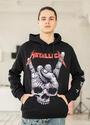 Худі loys унісекс rwb - metallica - skull sign of the horns xxl
