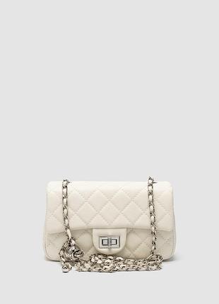 🤍 perline bag cream/silver