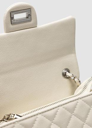 🤍 perline bag cream/silver 3