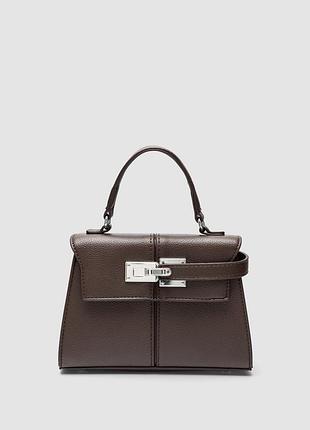 🤍 carmesi bag chocolate/silver