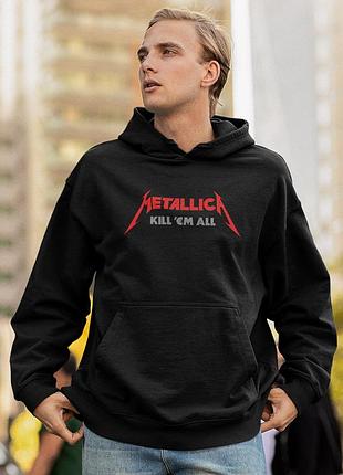 Худі loys унісекс metallica (kill em all) чорний art.001 m