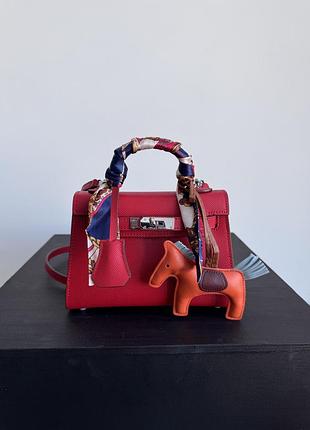Hermès kelly | mini red / silver premium