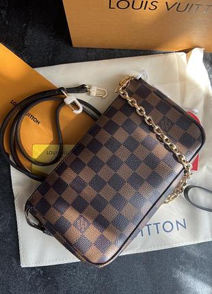 Damier ebene pochette