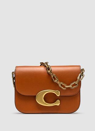 💎 coach idol bag brown/gold