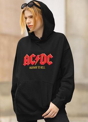 Худи loys унисекс ac dc (highway to hell) черный xxl