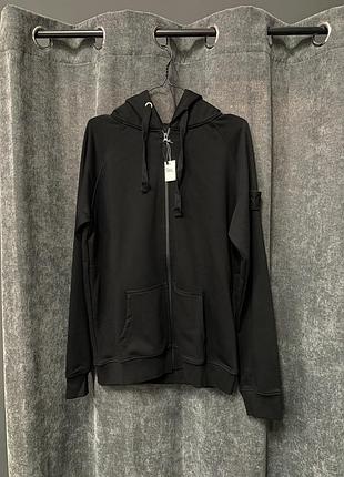 Зип худи stone island black
