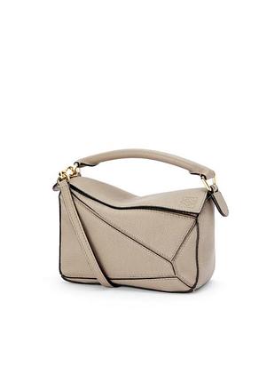 Loewe small puzzle edge bag sand 2